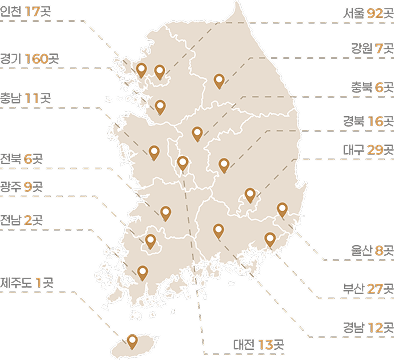 아이밸런스 도입된 한의원 지도
