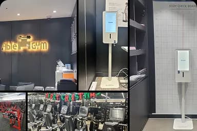 에이블짐 10개 지점 도입 이미지