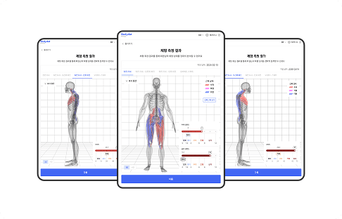 3D 근육모델 제공 이미지